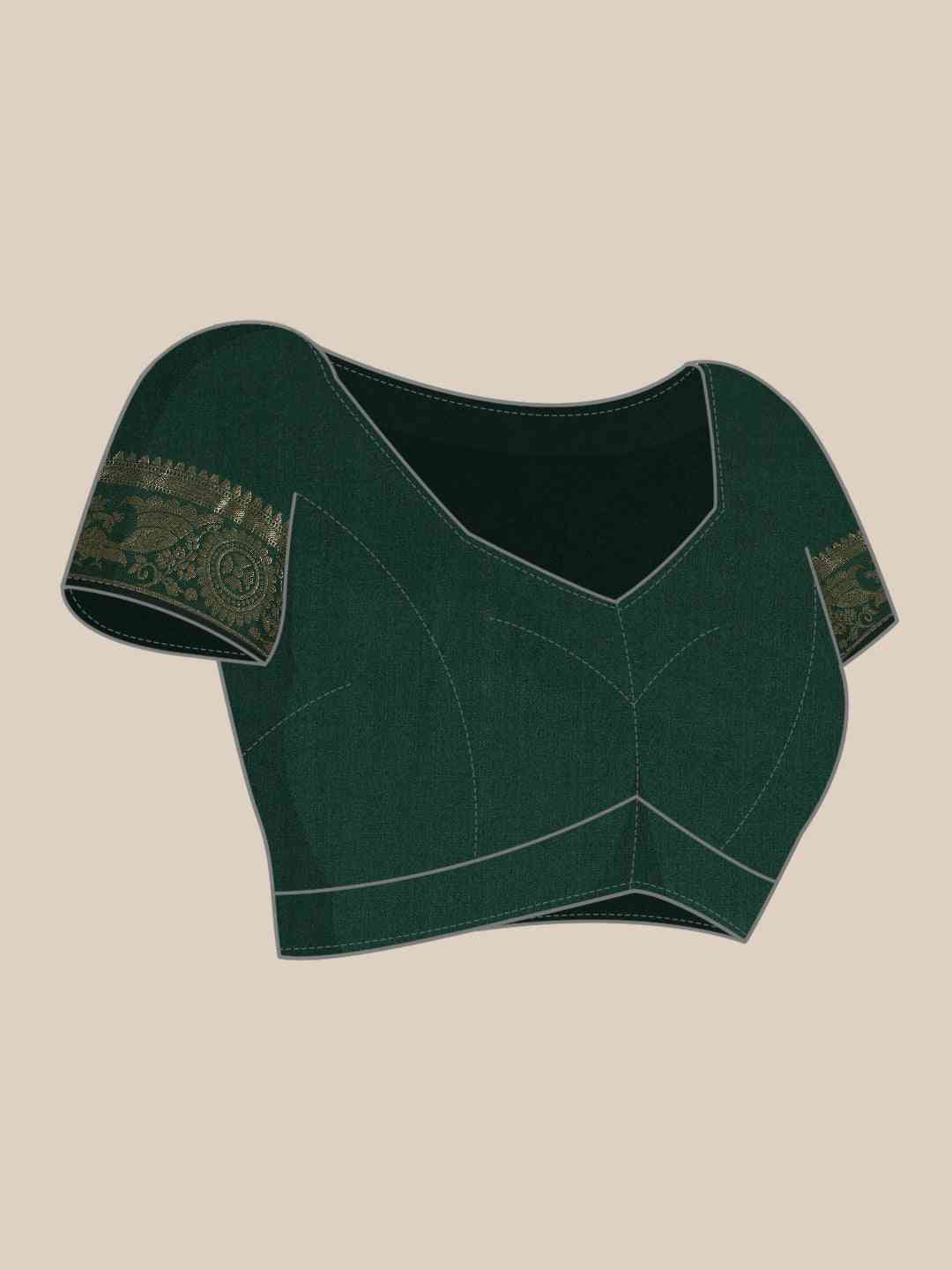 Patola Soft Silk Banarasi Saree With Zari border