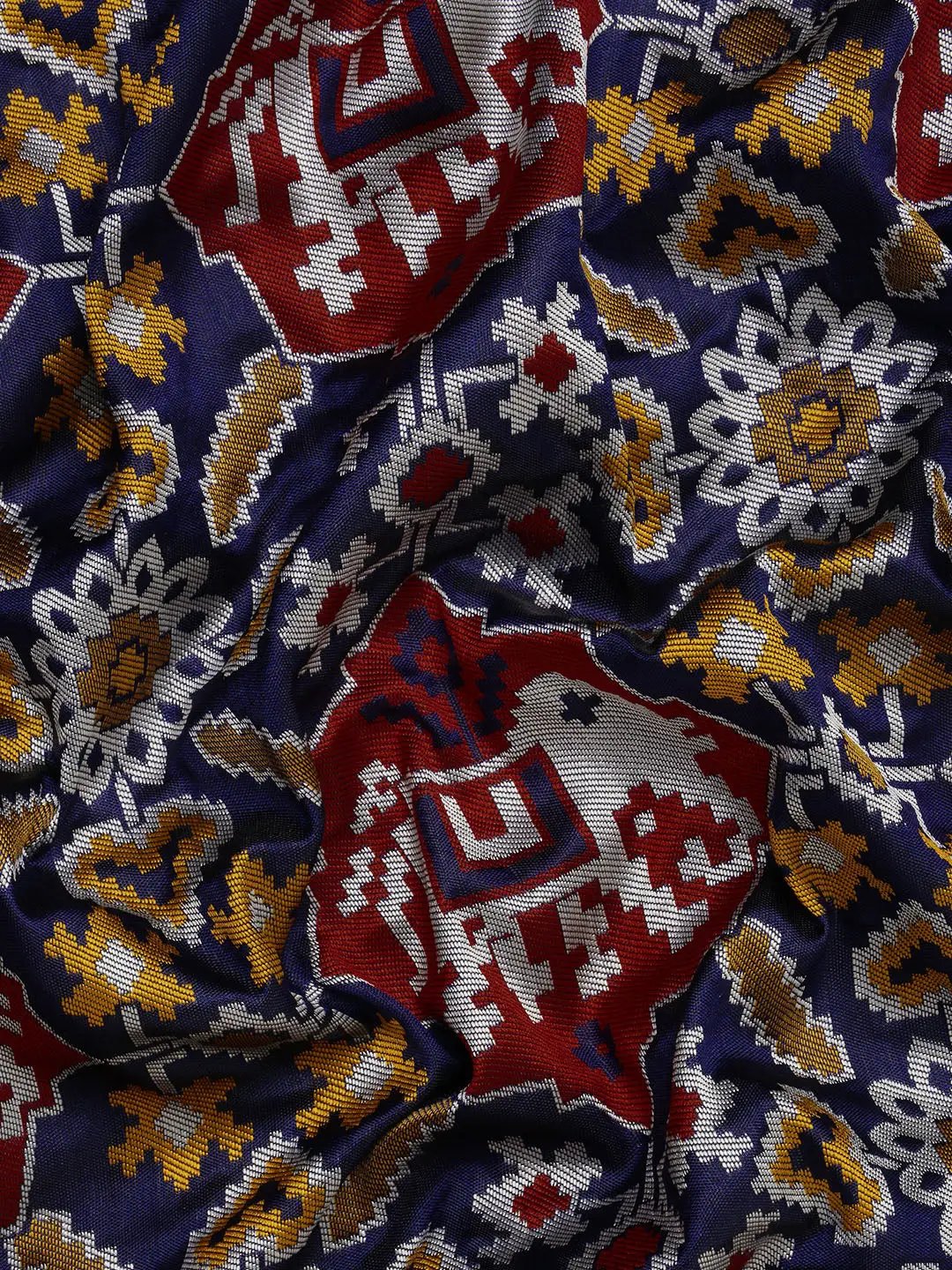 Patola Soft Silk Banarasi Saree With Zari border