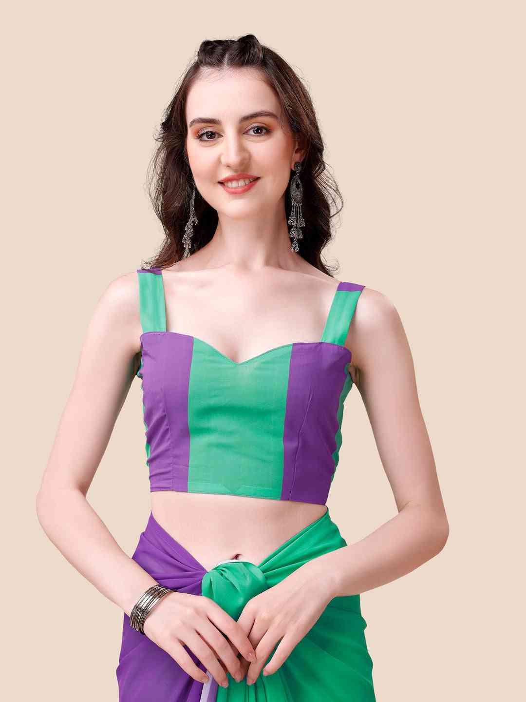 Soft Georgette Bollywood Ombre design Saree