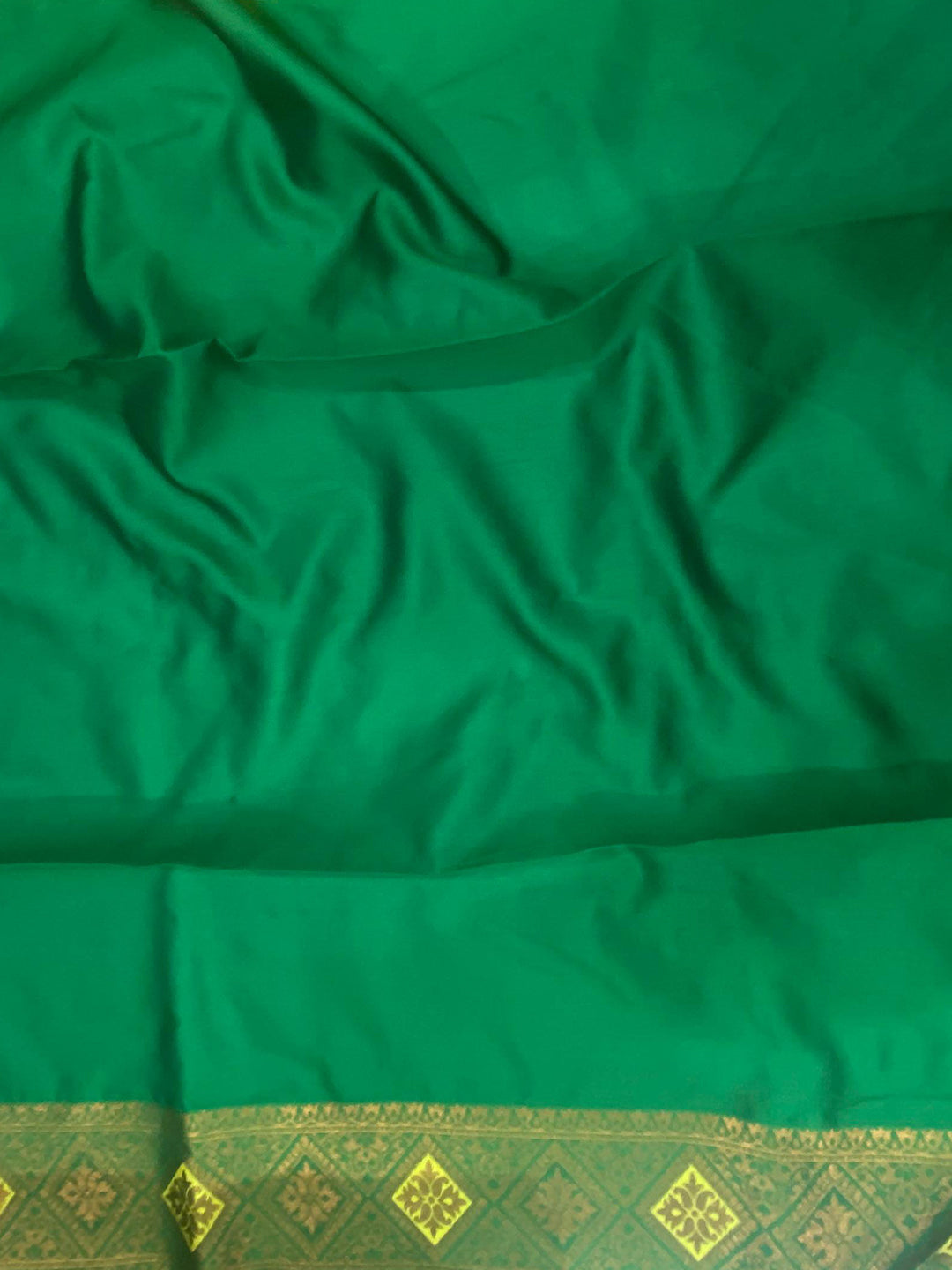 Sage Green Soft Silk Butta Weaving Saree