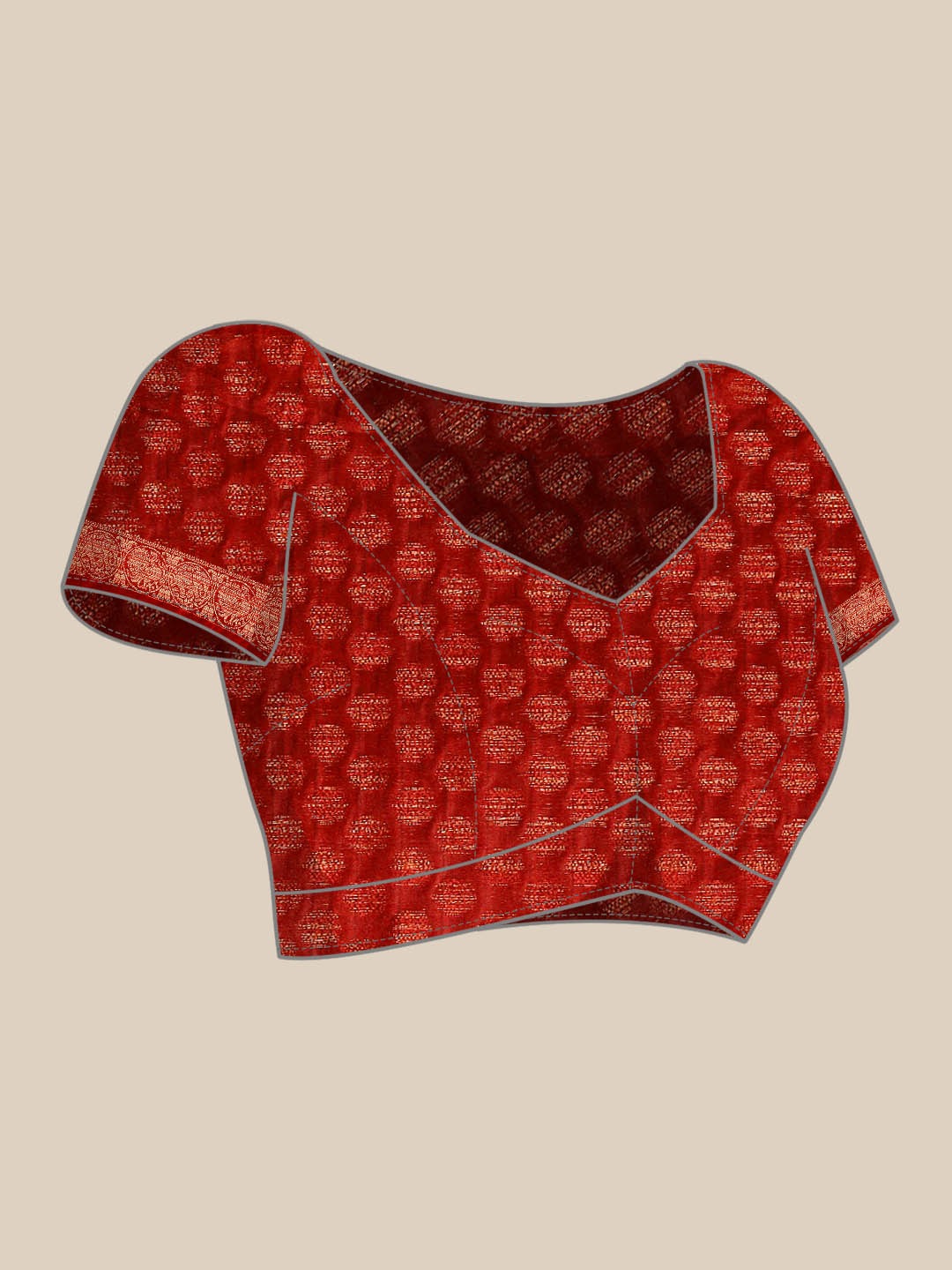 Designer Digital Kalamkari Banarasi Silk Saree
