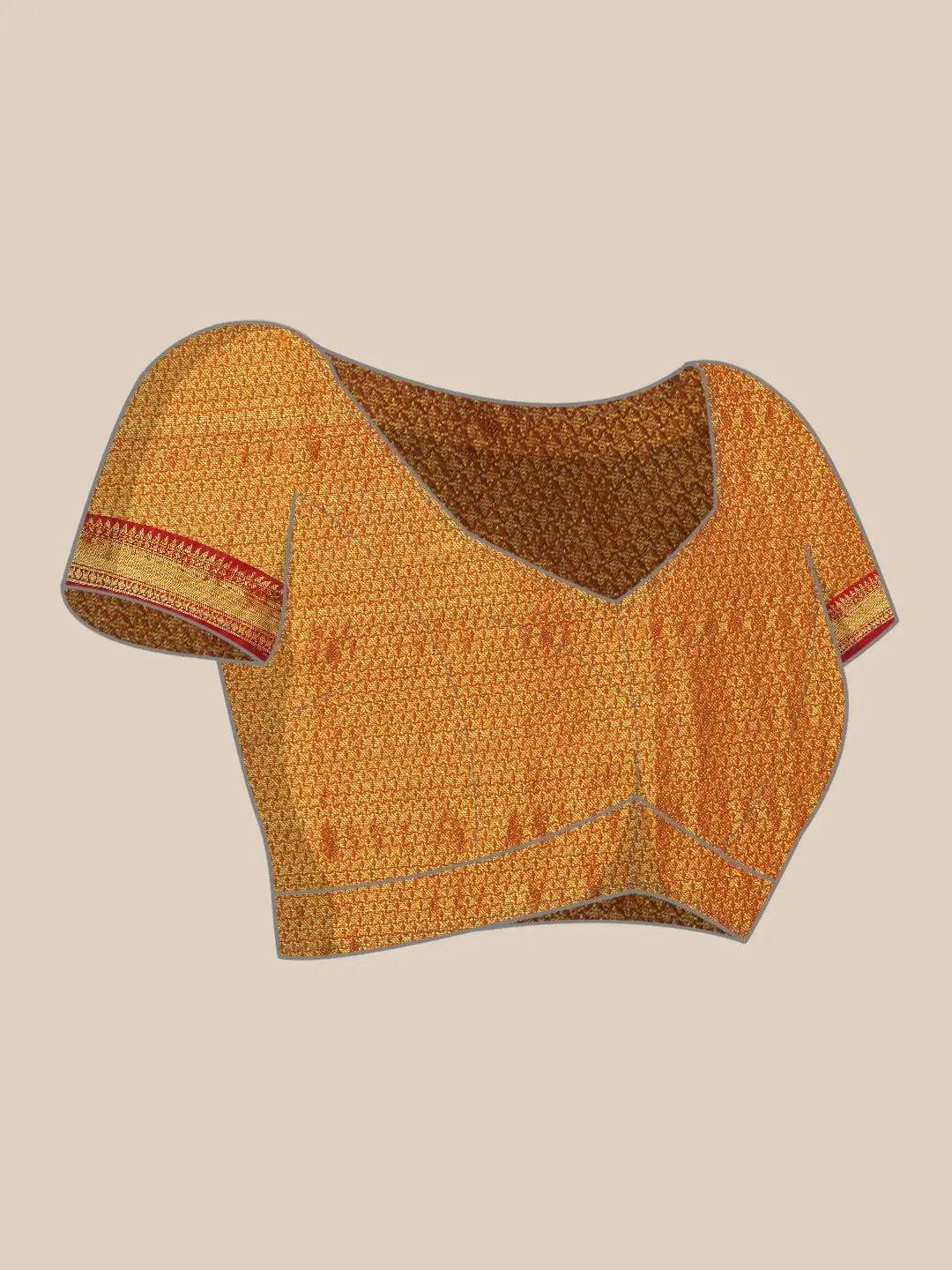 Silk Saree With Digital Kalamkari Print Pattu