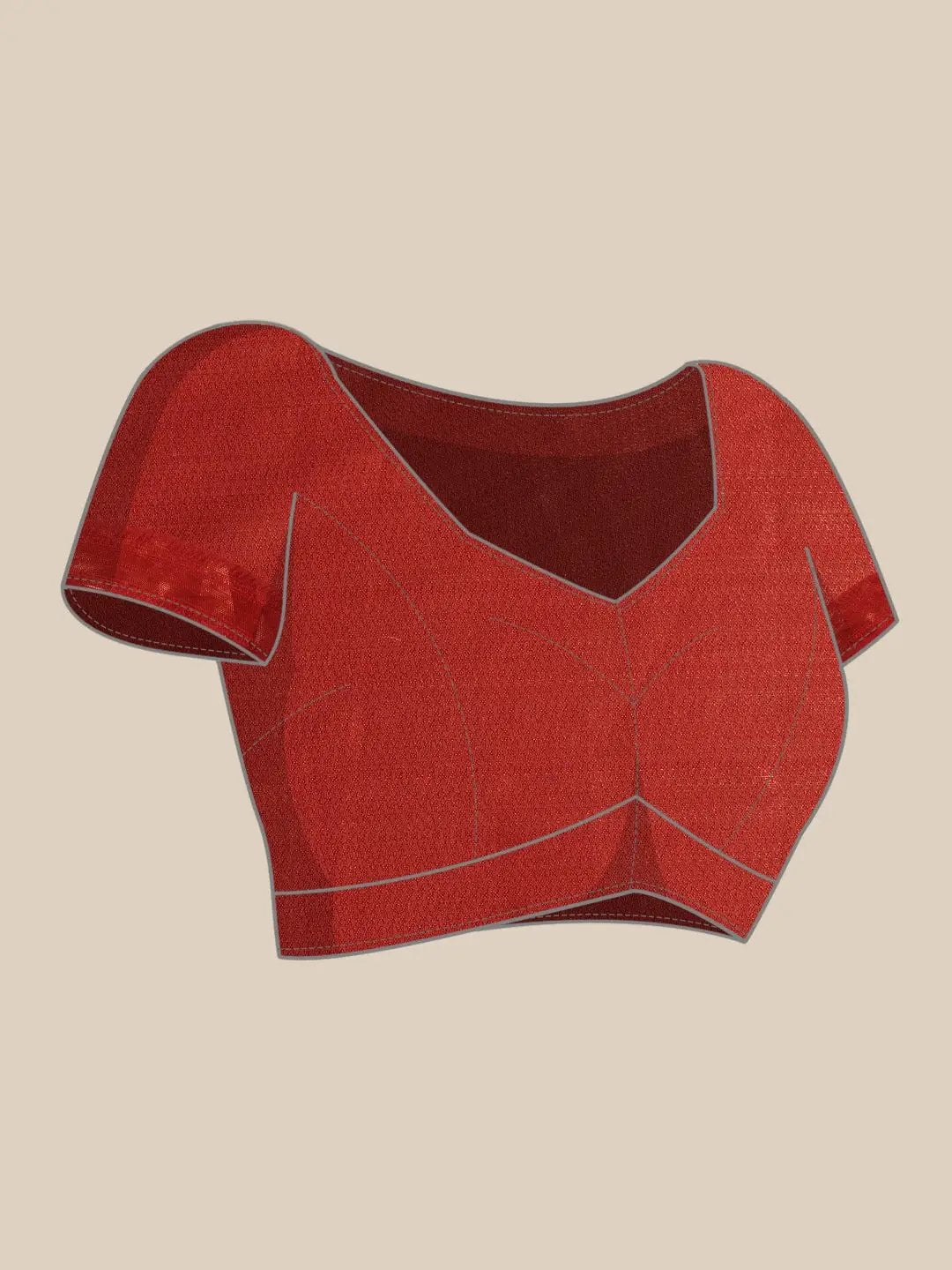 Exclusive Kalamkari Zari Work Silk Blend Kanjivaram Saree