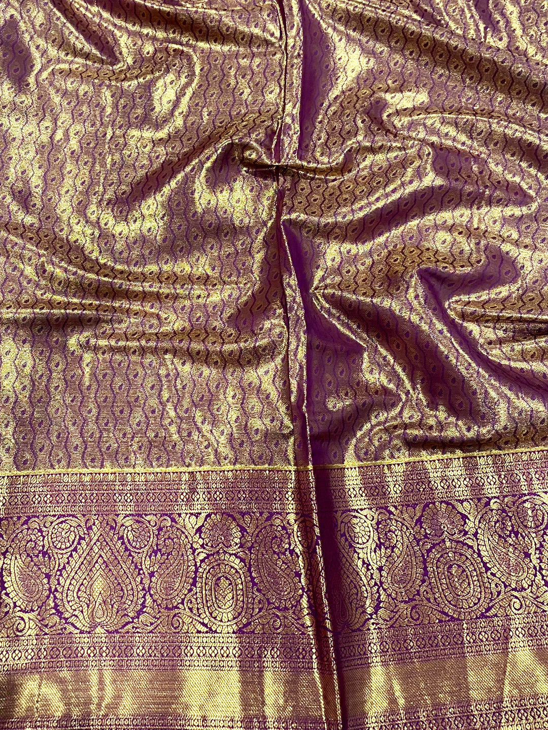 Light Green Dharmavaram Silk Saree