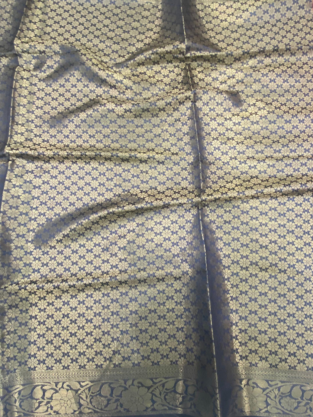Rani Ombre Floral Digital Print Saree