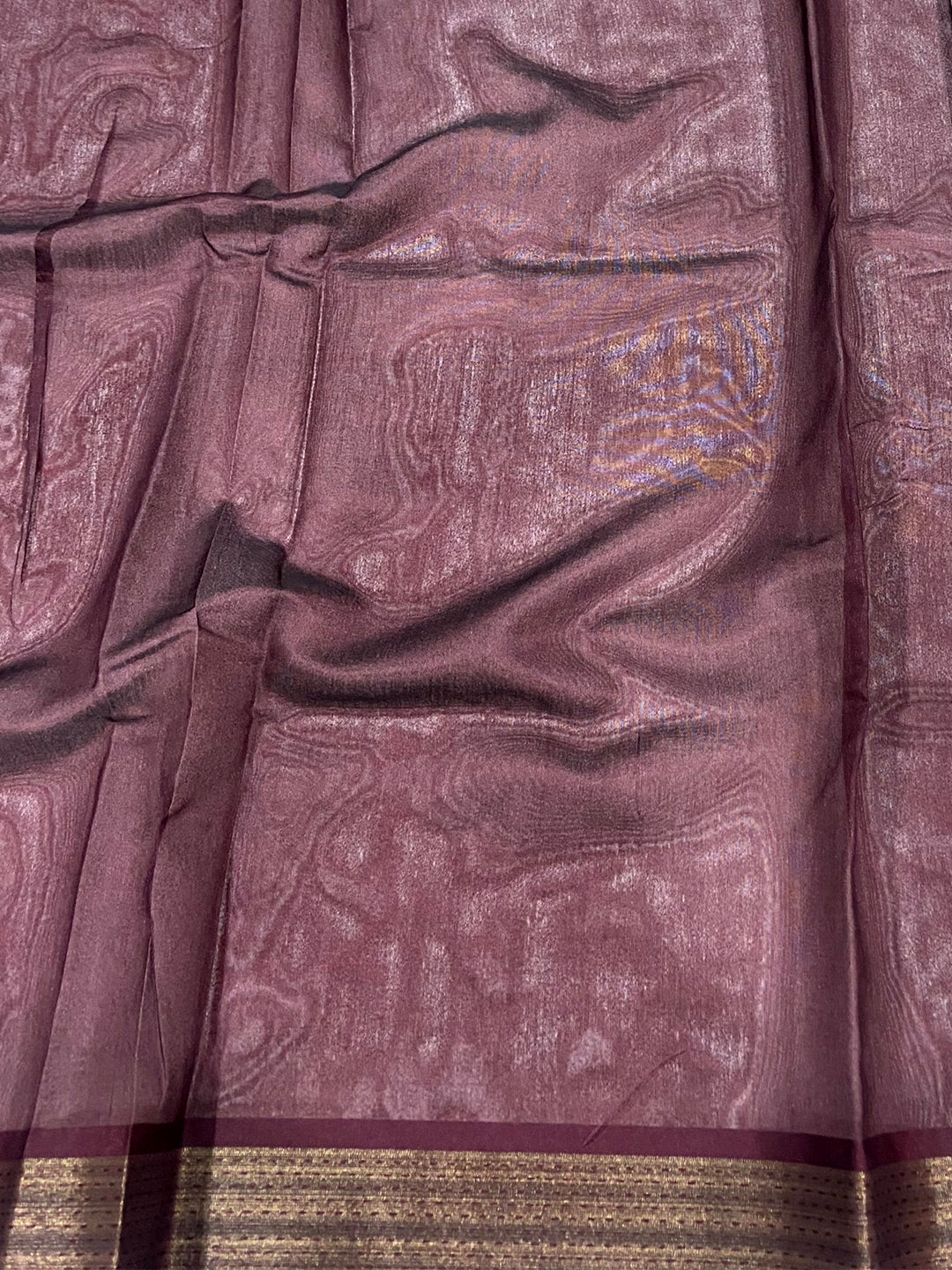 Grey Tussar Silk Digital Print Saree