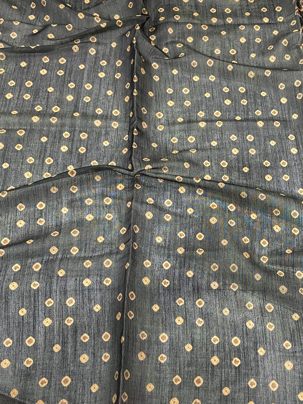 Green Bandhej Digital Print Saree