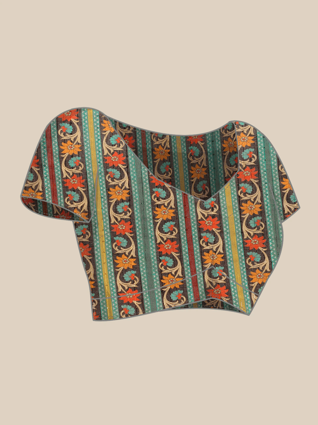 Soft Linen Kalamkari Block Print Sarees