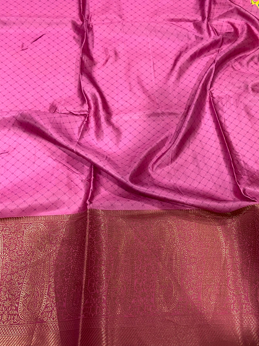 Multi Zig Zag Charm Zari Saree