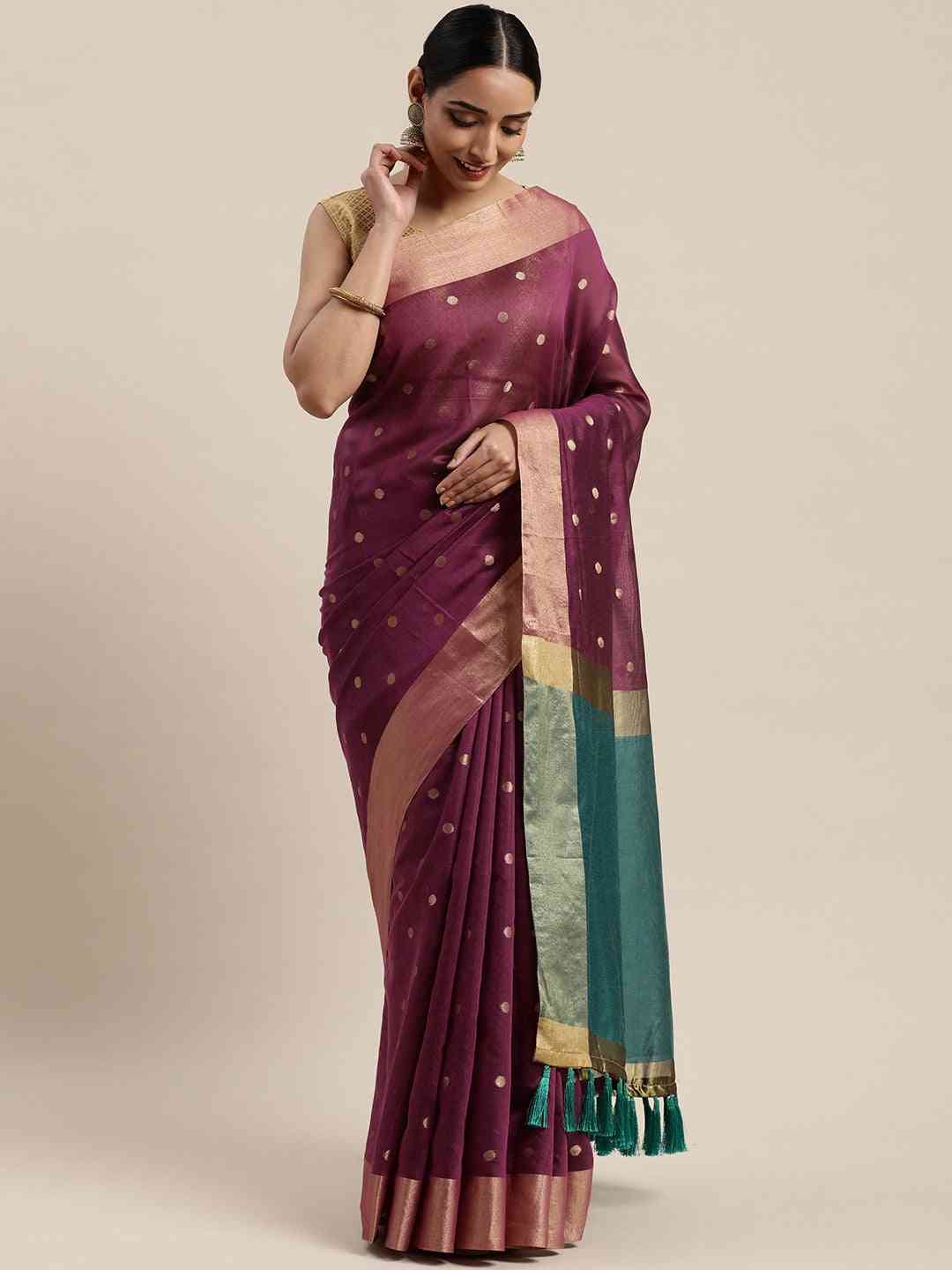 Exclusive Banarasi Silk Saree with Woven Design