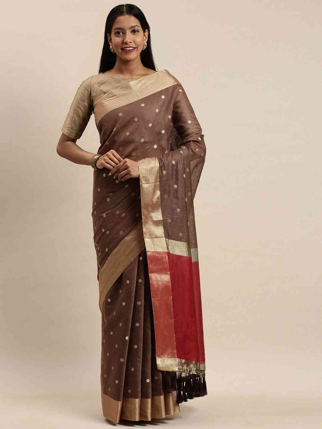 Beautiful Banarasi Silk Saree with Zari Work
