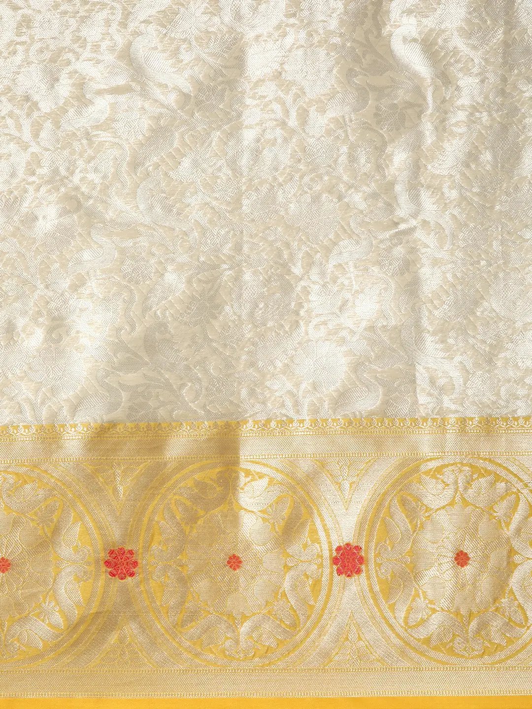 Latest Pure Kota Zari Silk Saree With Ethnic Motifs