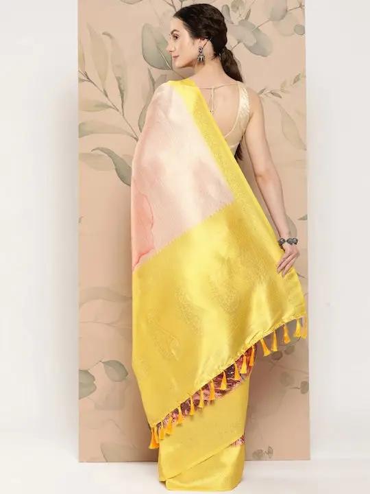 Banarasi Soft Silk Print Party Wear Saree