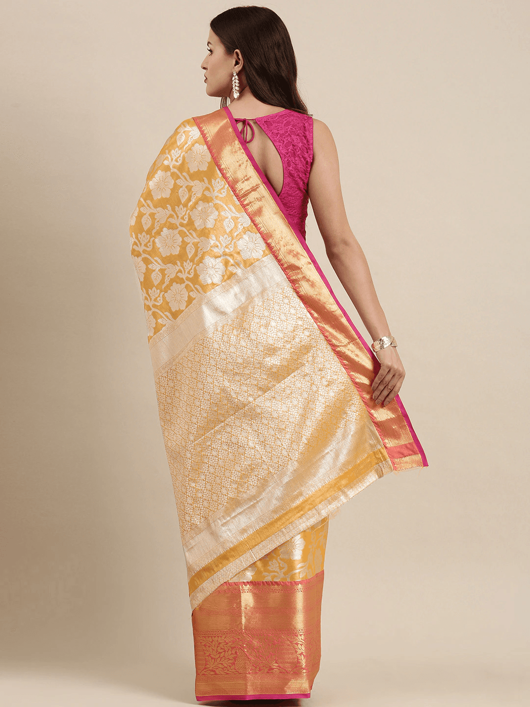 Premium One Gram Gold Tissue Silk Saree Collection