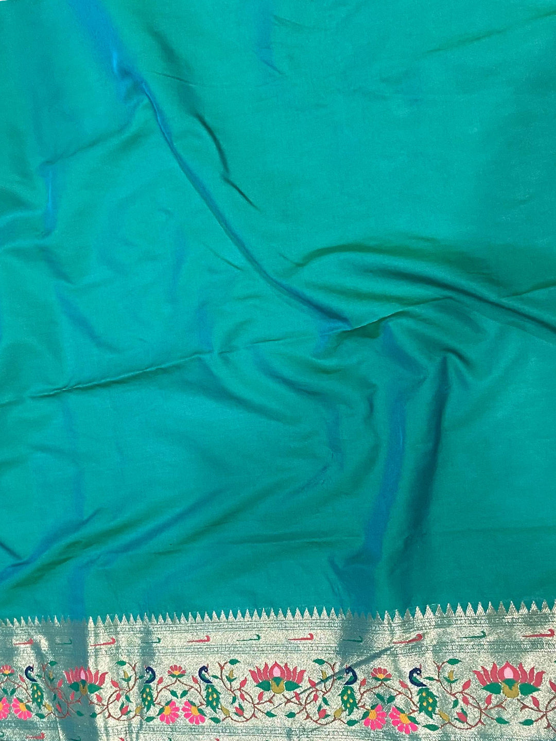 Rama Yevla Paithani Meenakari Saree