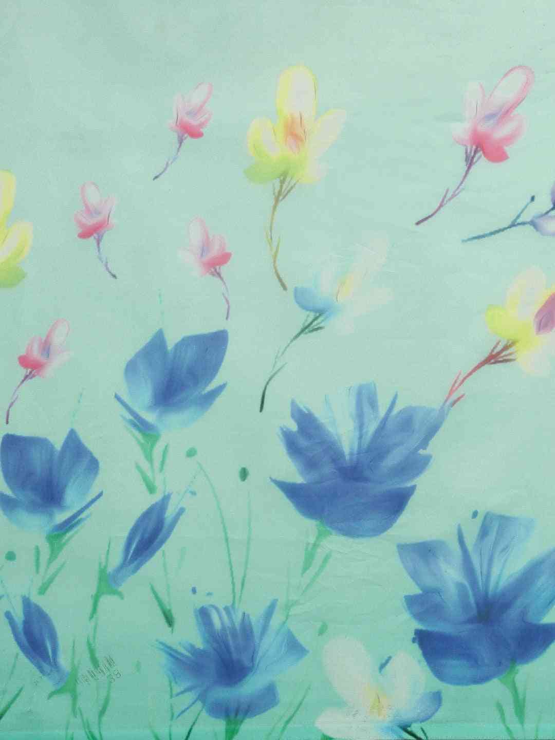 Buy At Vastranand Celebrity Floral Printed Silk Saree