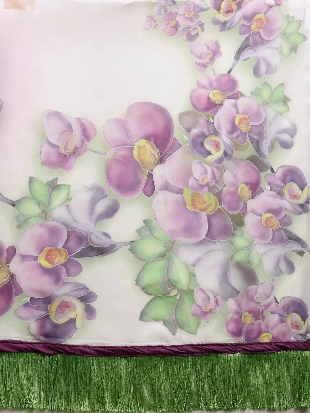 Vastranand Exclusive Celebrity Floral Printed Silk Saree