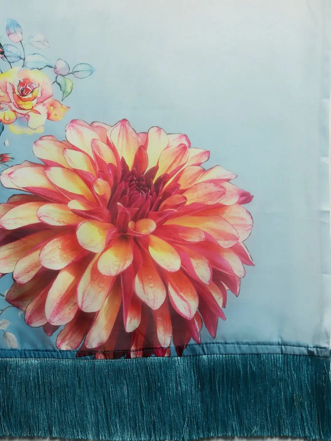 Vastranand Celebrity Floral Silk Saree with Resham Tassel