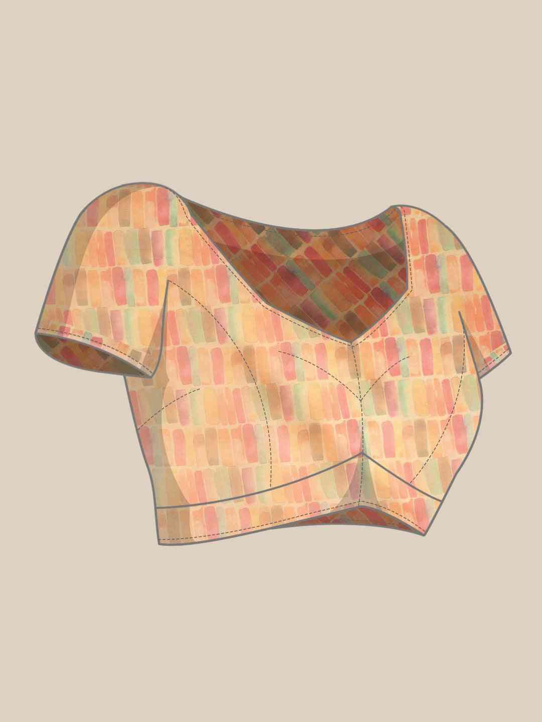 Exclusive Celebrity Floral Printed Silk Saree