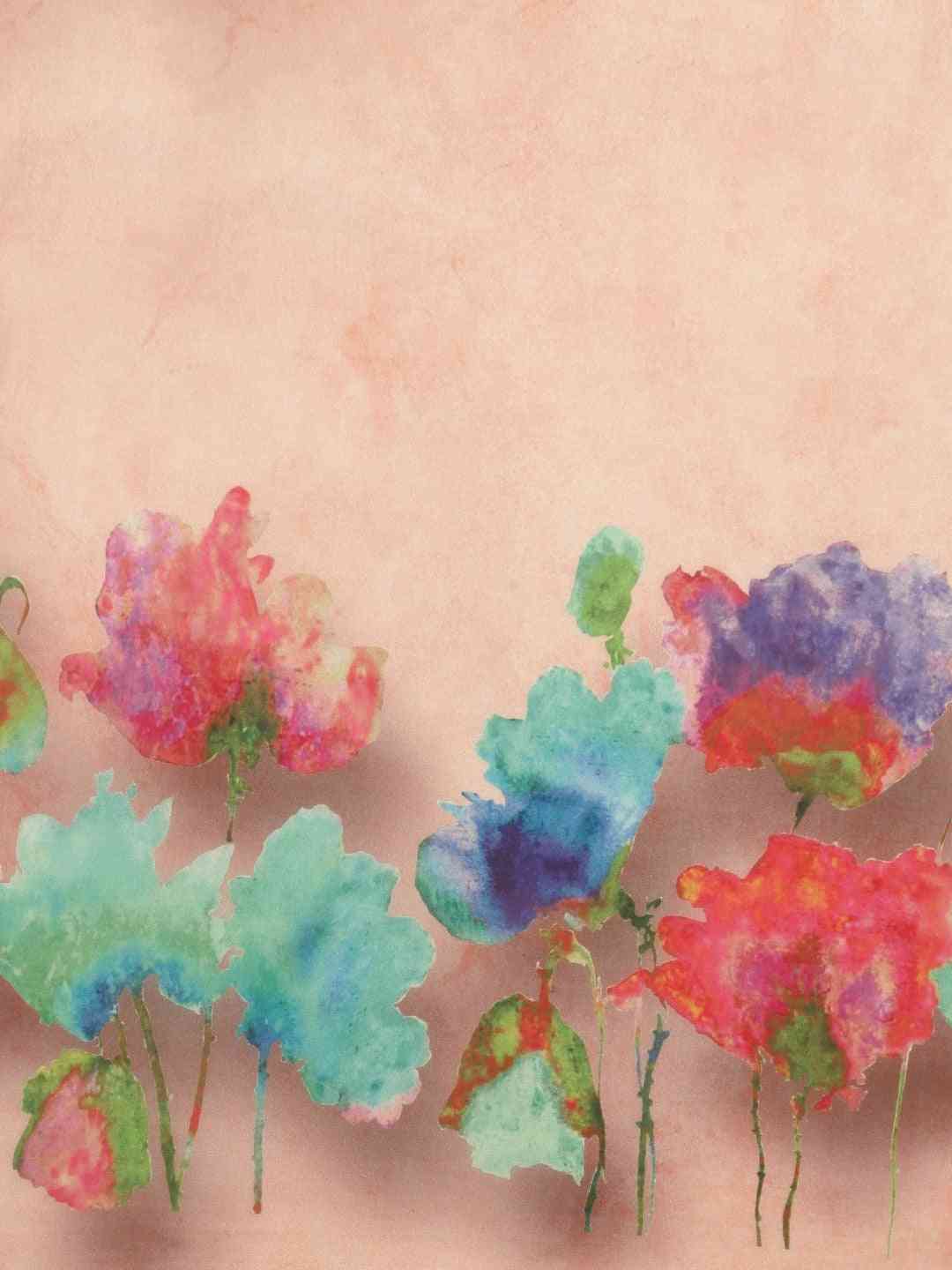 Celebrity Floral Printed Silk Saree with Resham Tassel