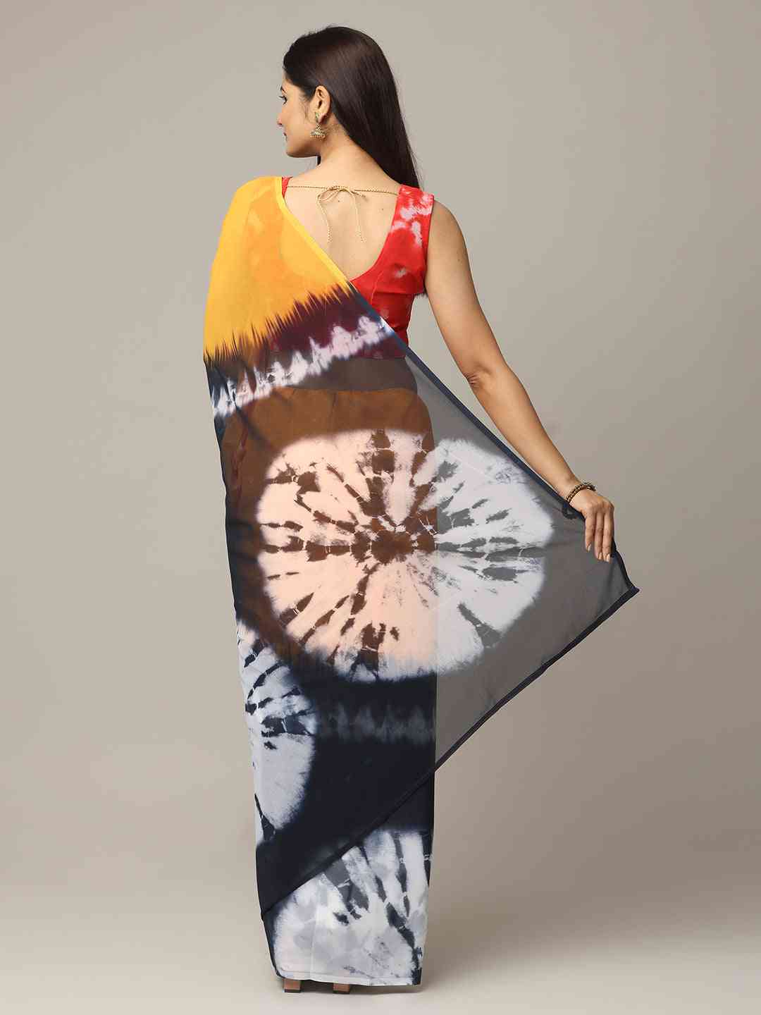 Ombre Soft Georgette Digital Print Party Wear Saree