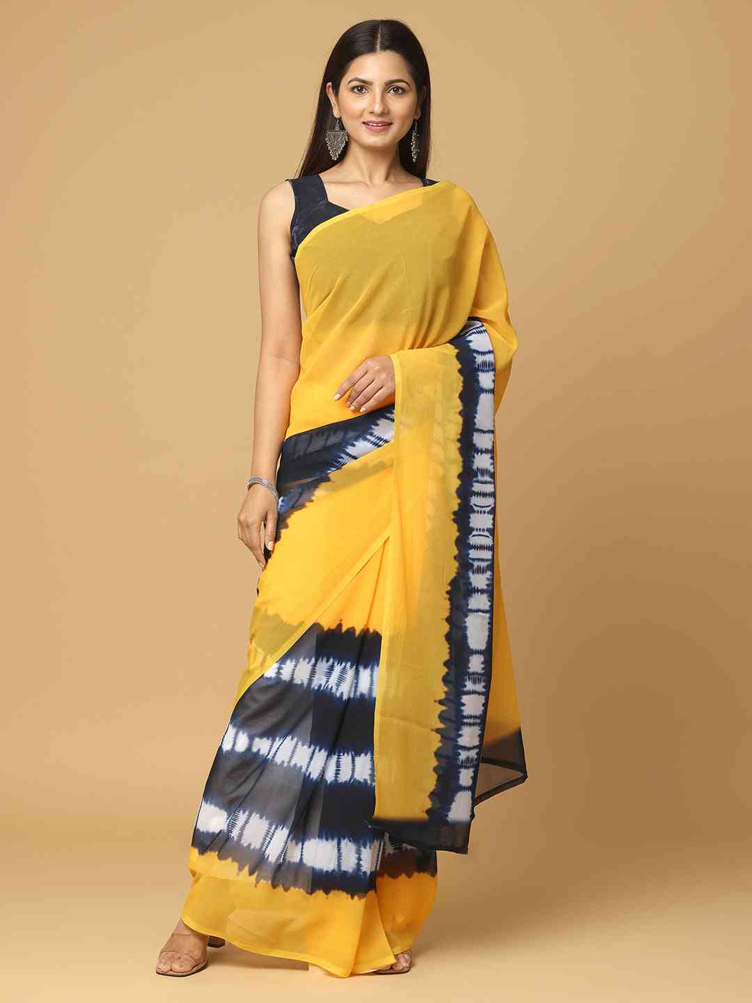 Ombre Soft Georgette Digital Print Party Wear Saree