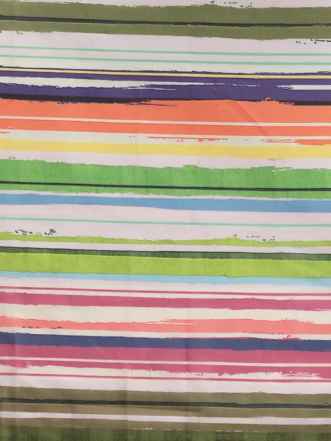 Exclusive Pure Silk Resham Tassel Saree With Striped Work