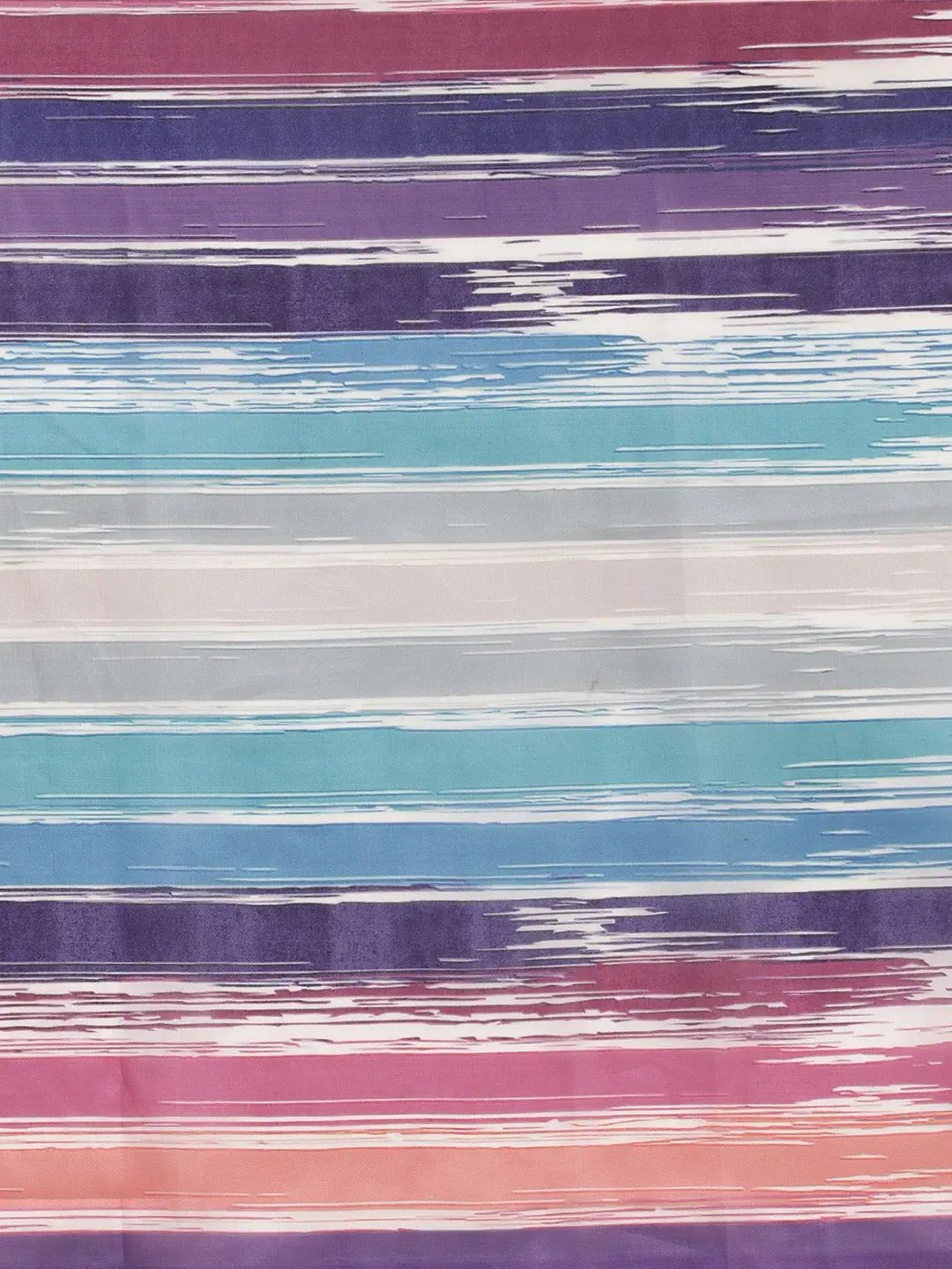 Vastranand Pure Silk Resham Tassel Saree With Striped Work
