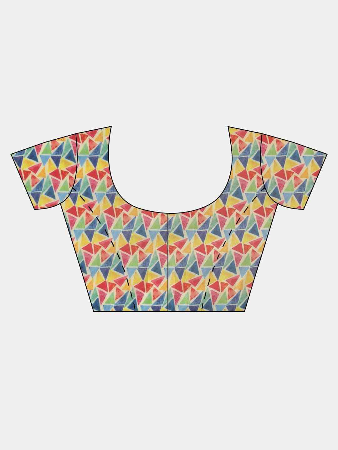 Buy At Vastranand Pure Silk Striped Saree With Resham Tassel