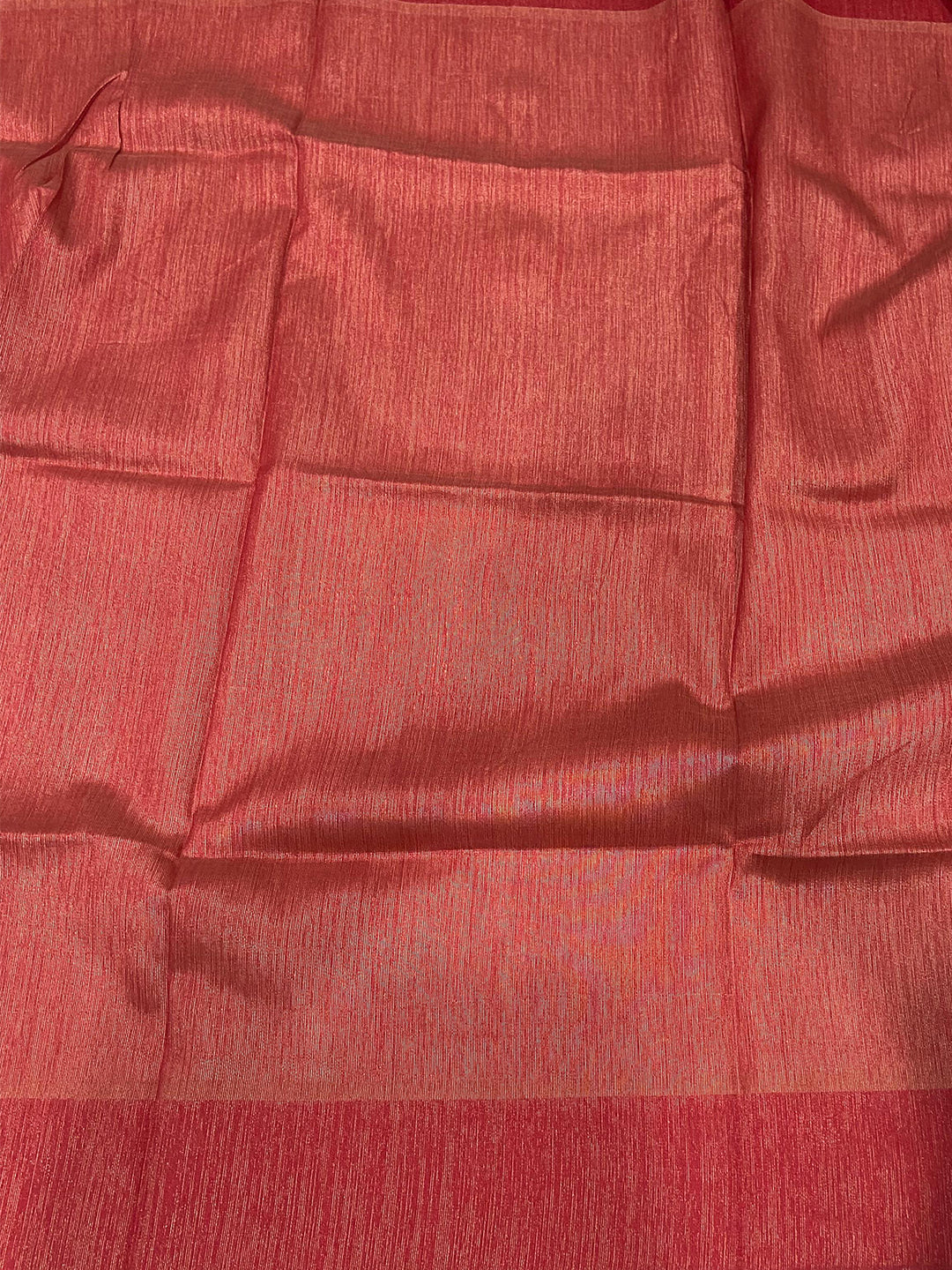 Off White Floral Tussar Silk Saree