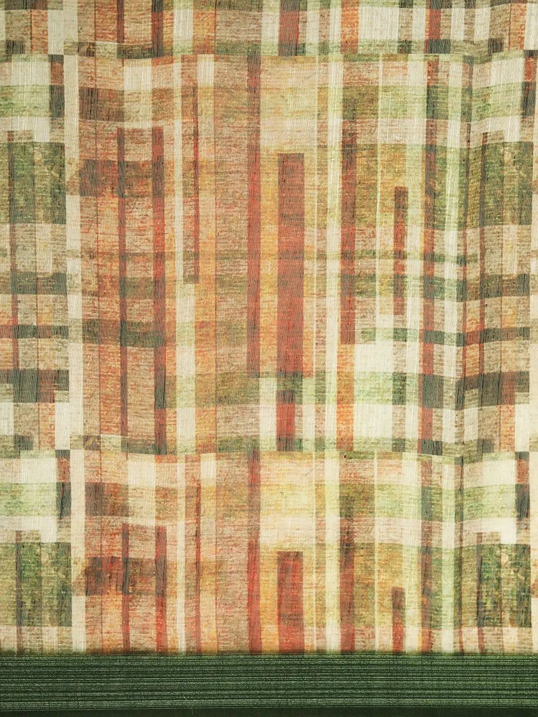 Soft Linen Digital Print Festive Wear Saree