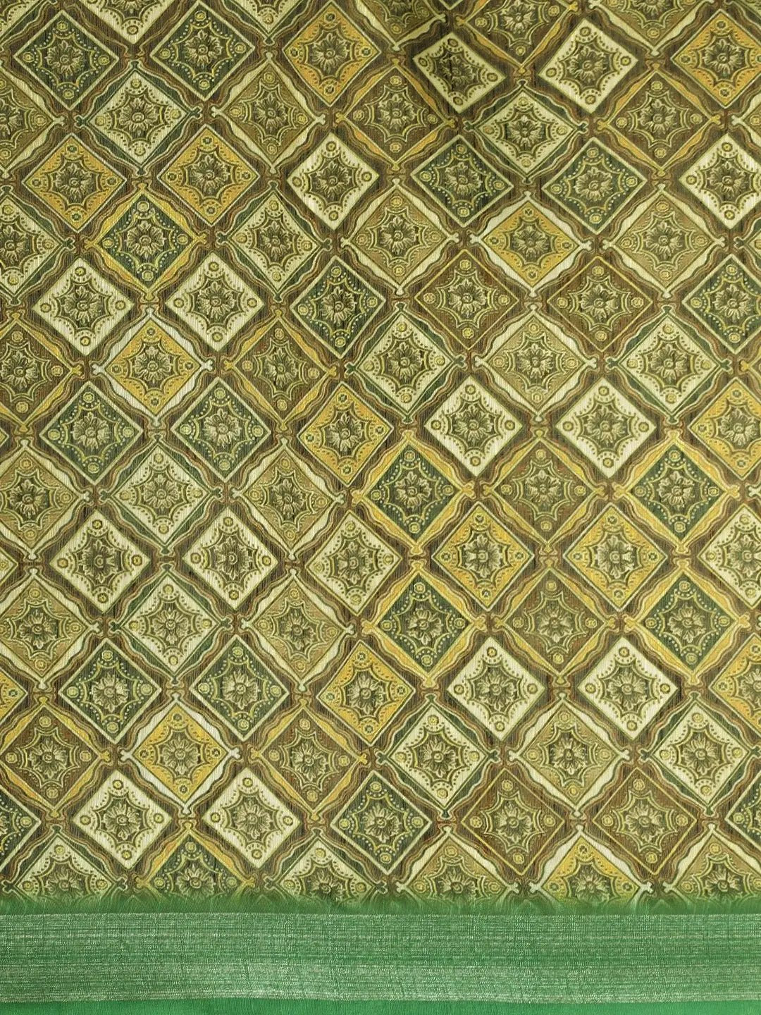 Soft Linen Digital Print Festive Wear Saree