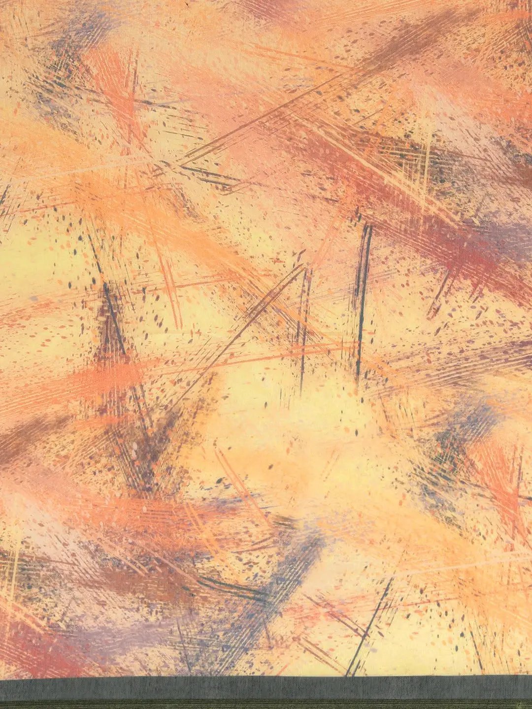 Digital Print Kalamakri Desine Soft Linen Saree