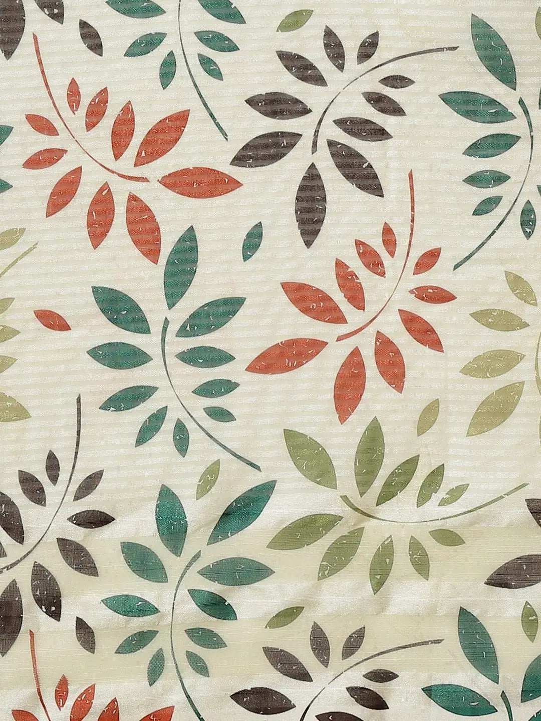 Vastranand Stylish Poly Chiffon Floral Digital Print Saree