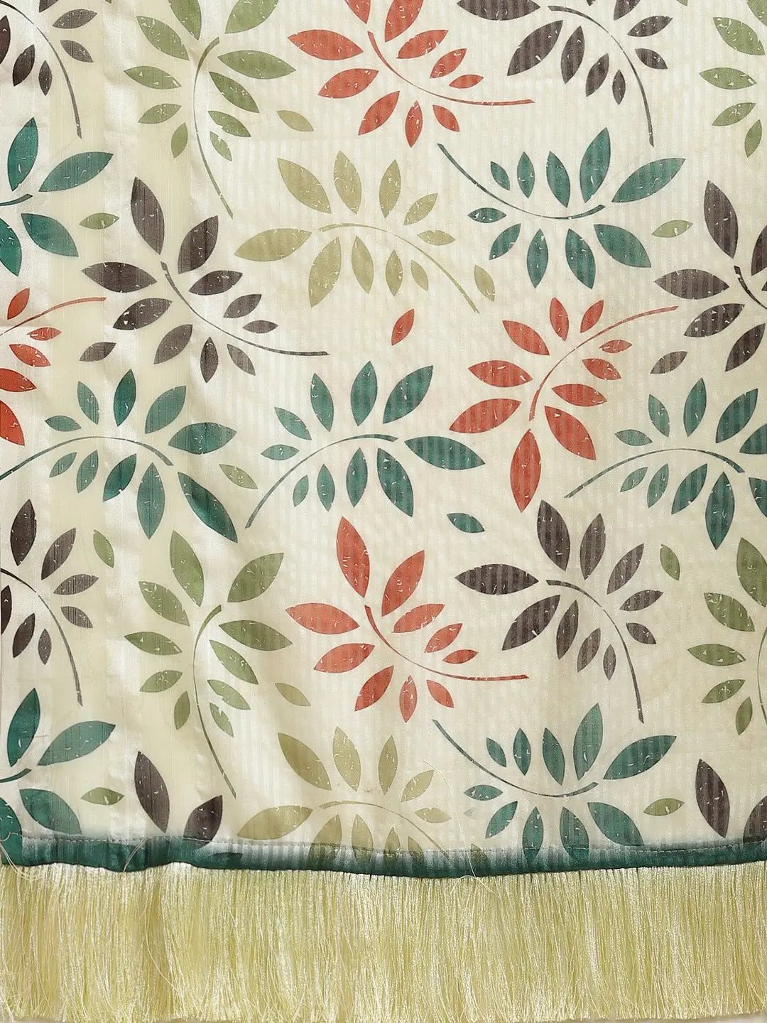 Vastranand Stylish Poly Chiffon Floral Digital Print Saree