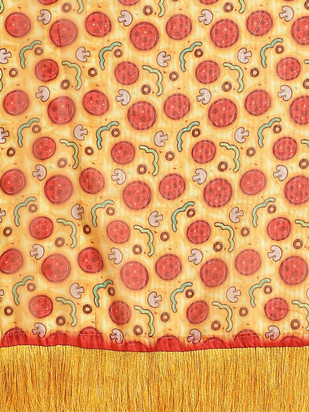 At Vastranand Stylish Poly Chiffon Geometric Print Saree