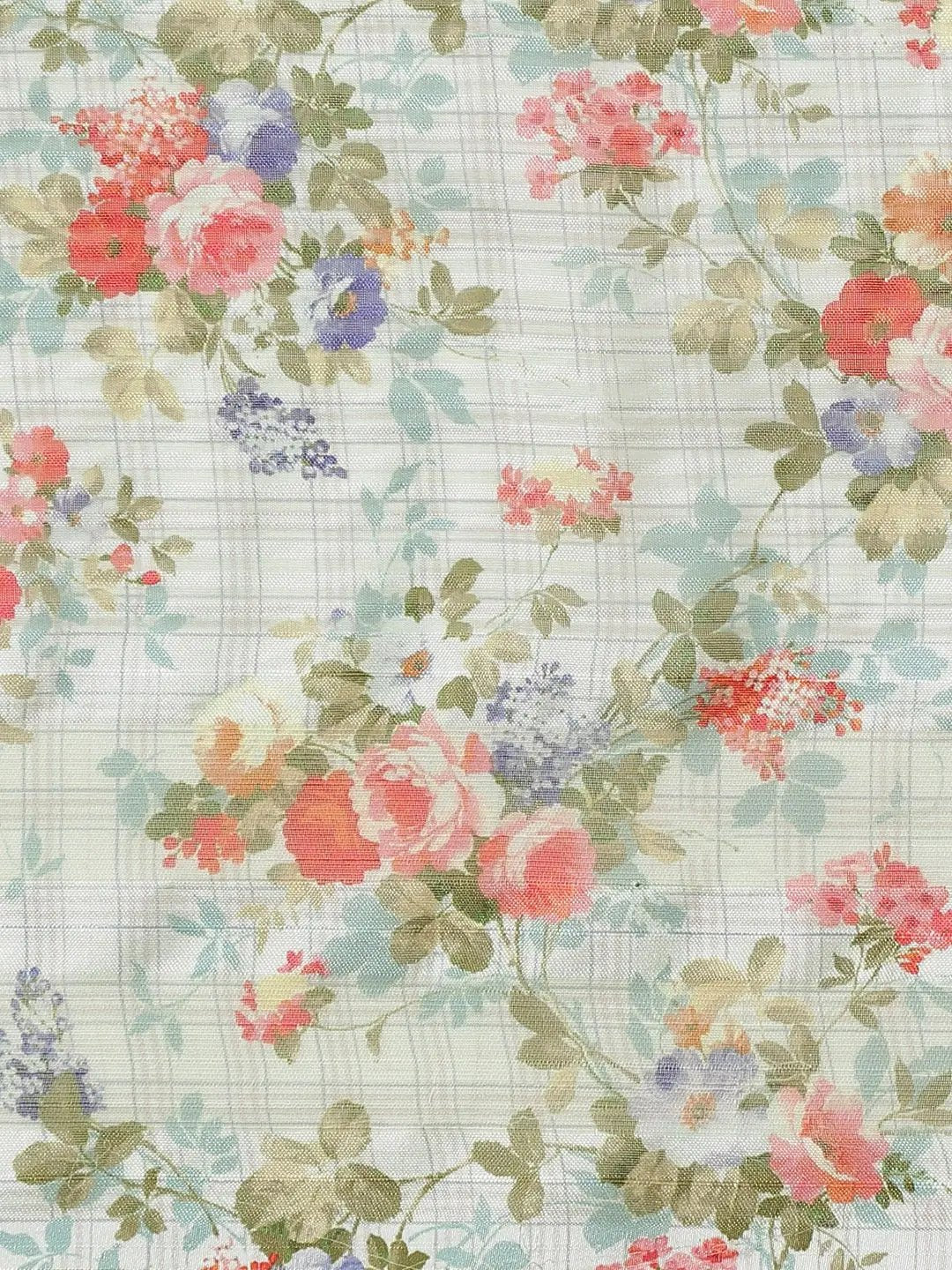 Vastranand Stylish Poly Chiffon Floral Digital Print Saree