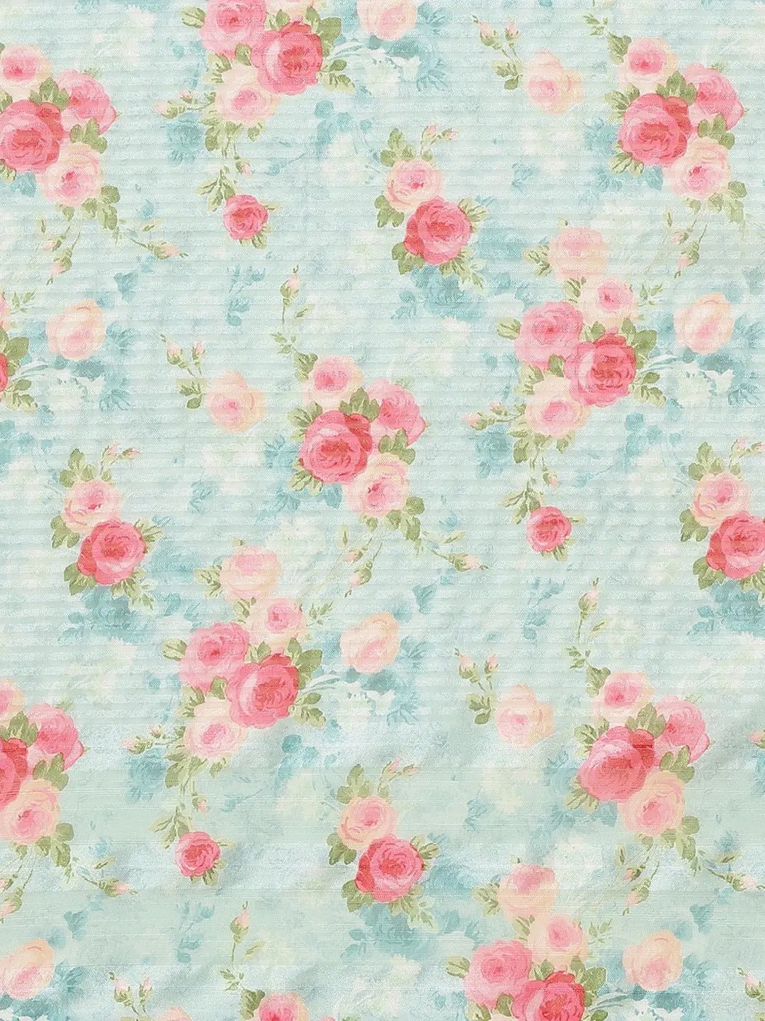 Stylish Poly Chiffon Floral Digital Print Saree