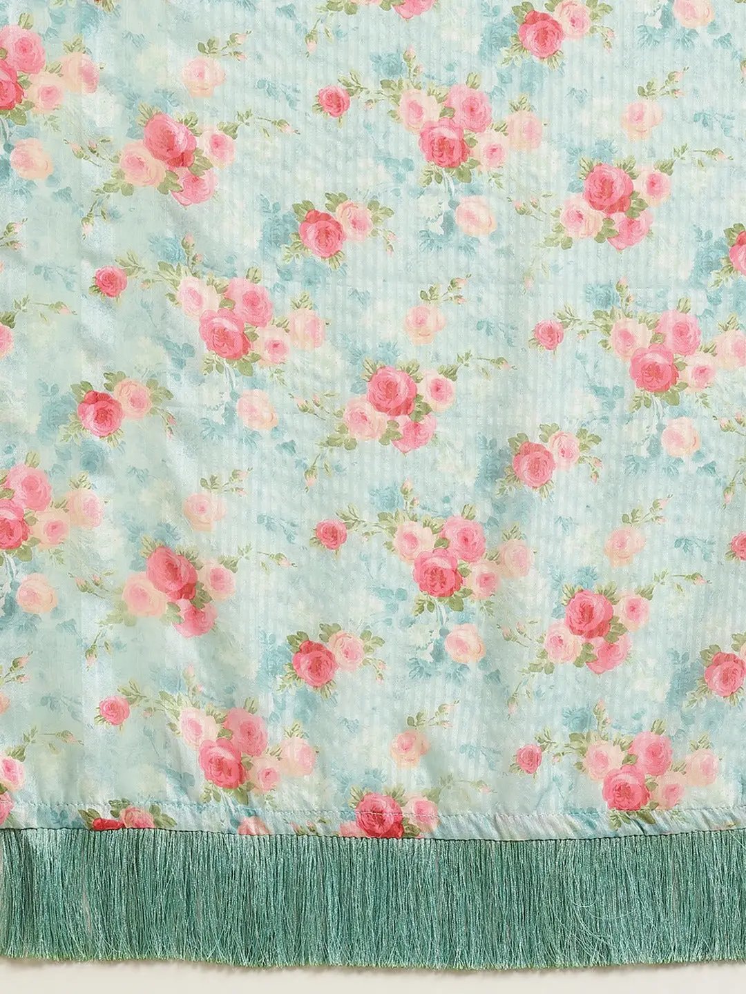 Stylish Poly Chiffon Floral Digital Print Saree