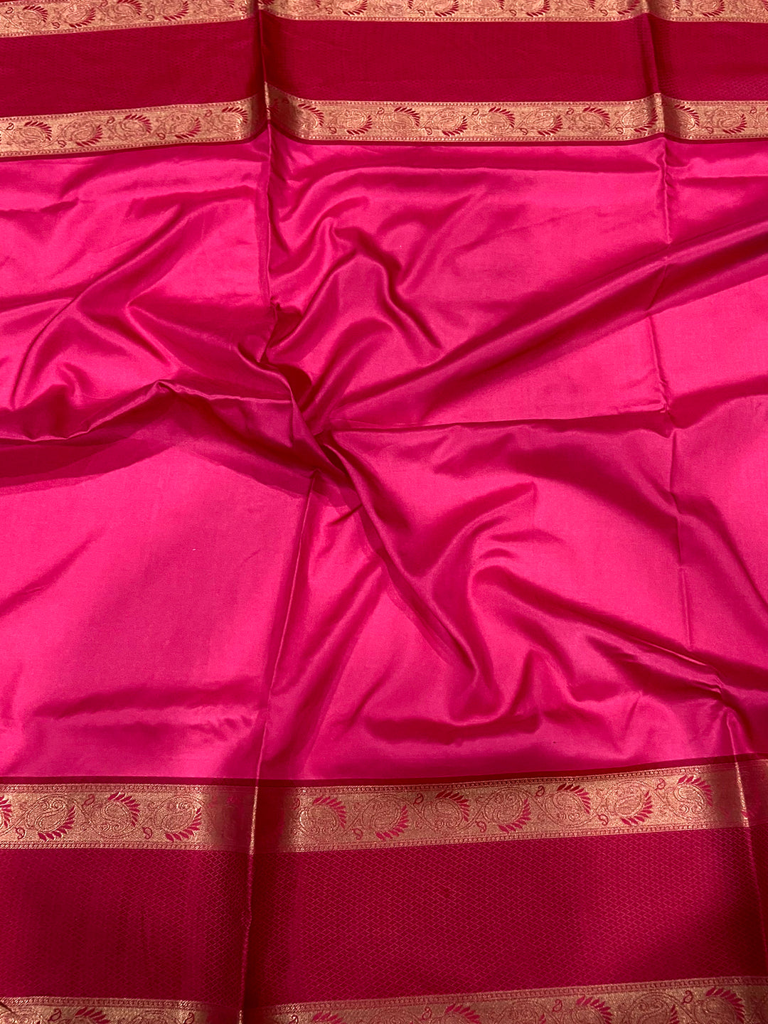 Vibrant Rainbow Ikkat Silk Saree