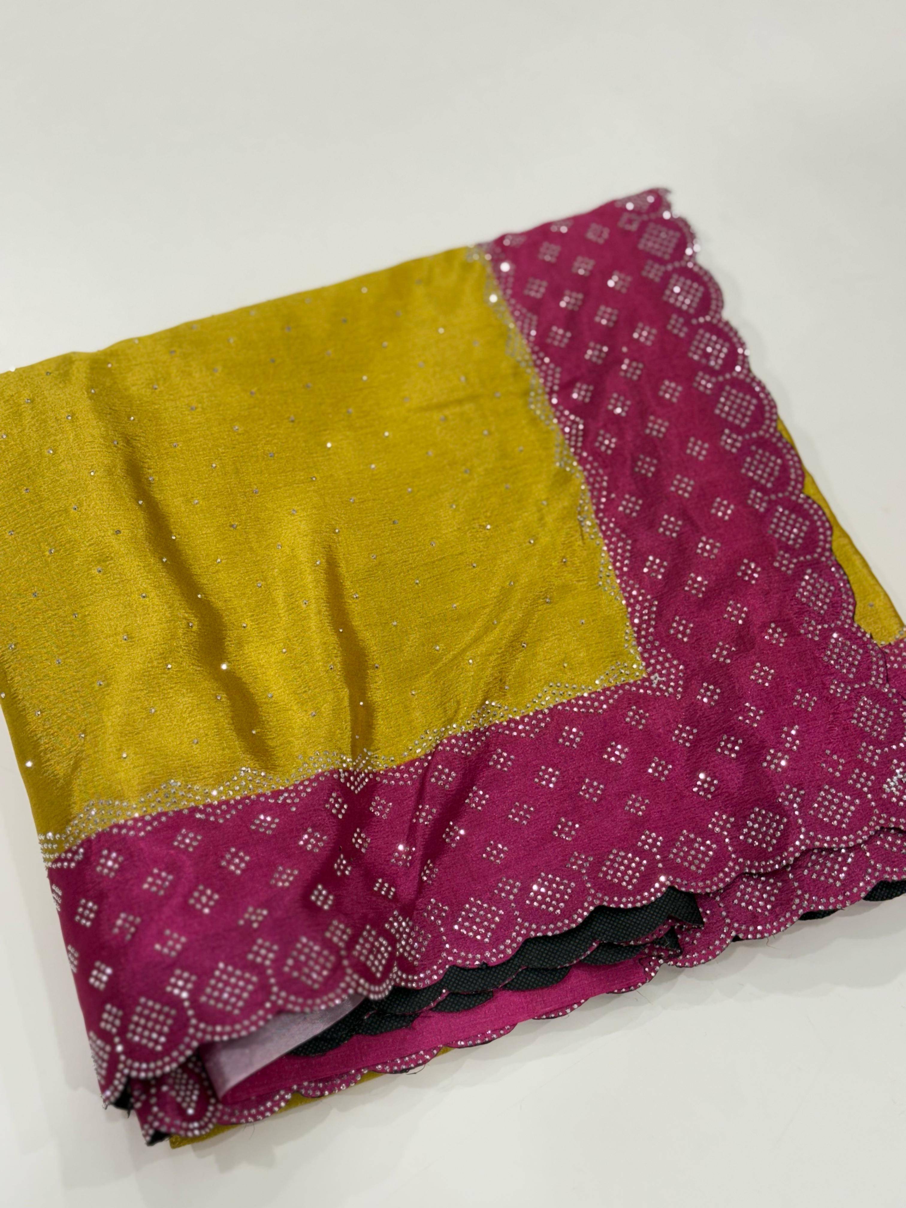 Vibrant Banarasi Kalamkari Printed Saree
