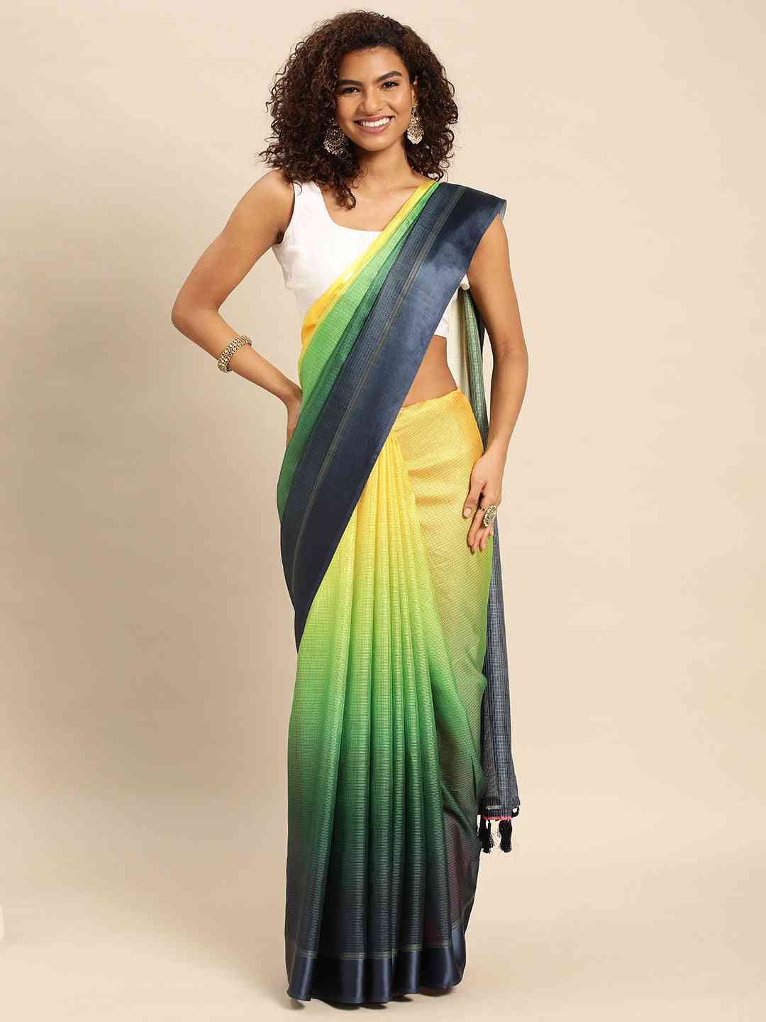 Ombre Soft Kota Doriya Party Wear Saree