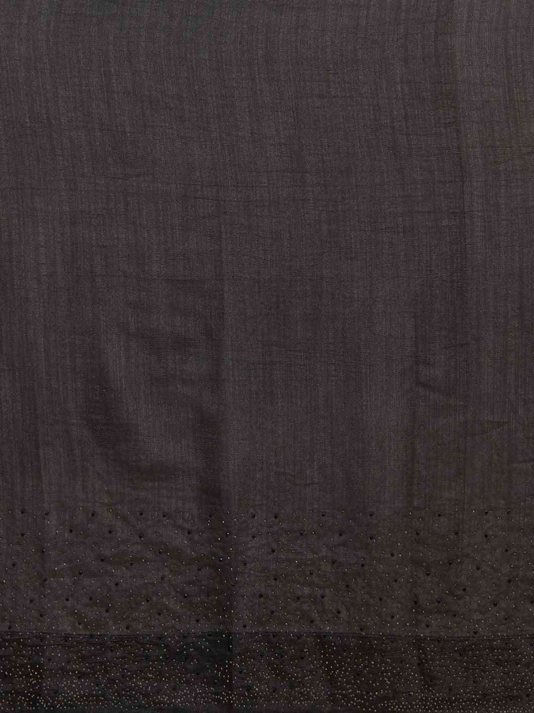 Stylish Black Colour Saree with Embellished Border