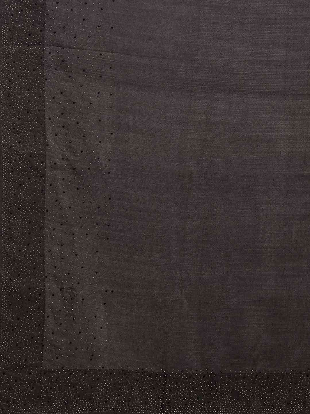 Stylish Black Colour Saree with Embellished Border