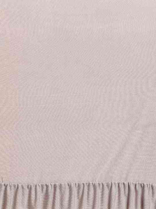Stylish Grey Colour Solid Print Saree