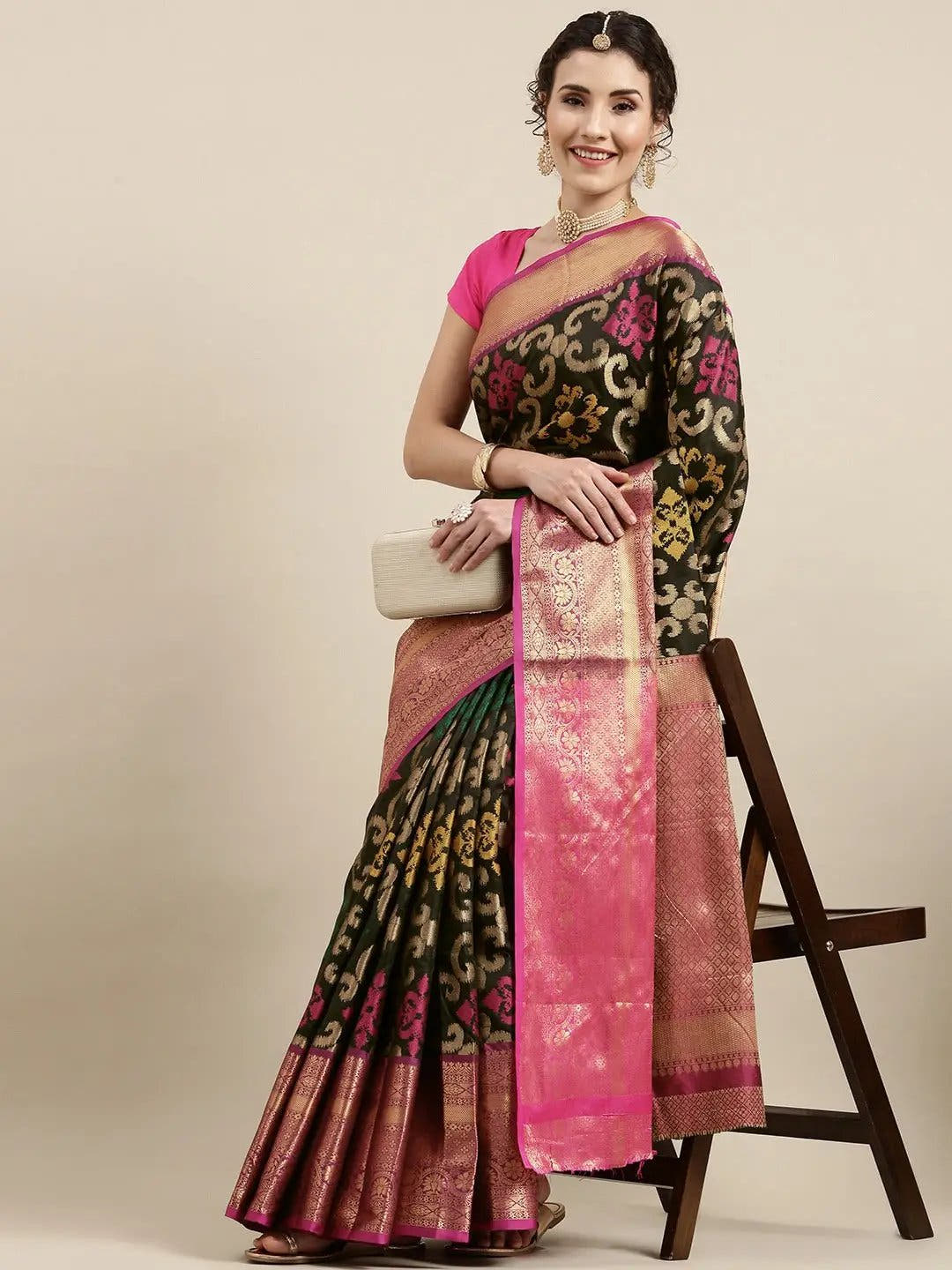 Dharmavaram Soft Silk Festive Wear Saree