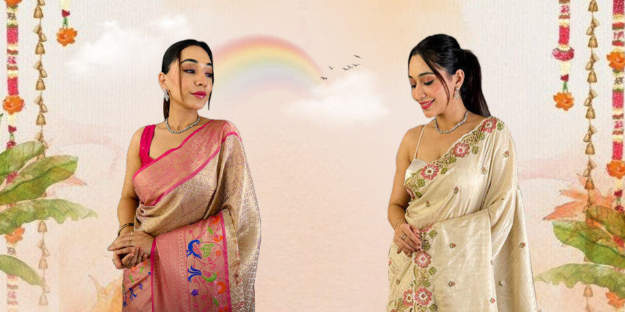Elegant sarees for monsoon weddings