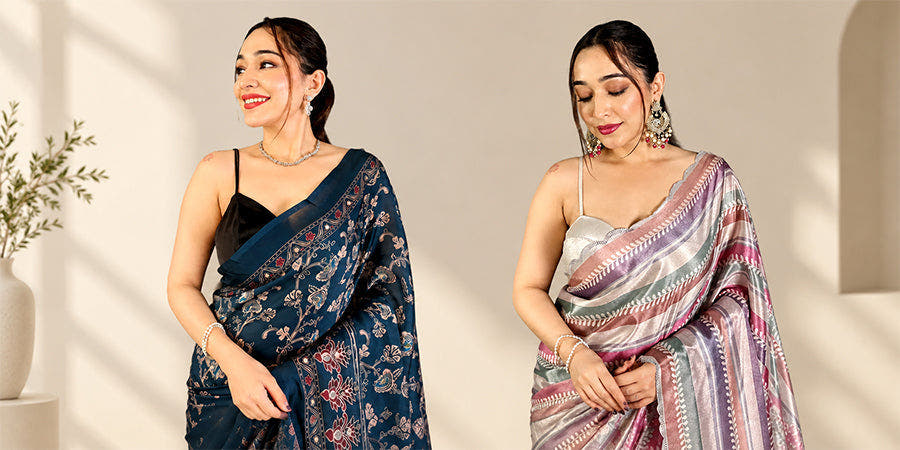 10 Wrinkle-Free Sarees for Destination Weddings 2026