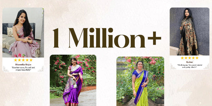 Celebrating 1 million+ happy smiles with Vastranand customers