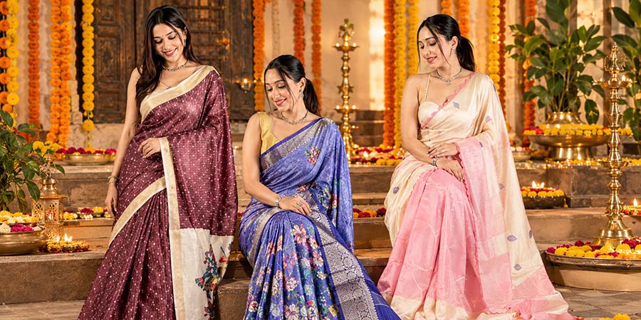 9 Checked & Zari-Check Sarees for Festive Season 2026